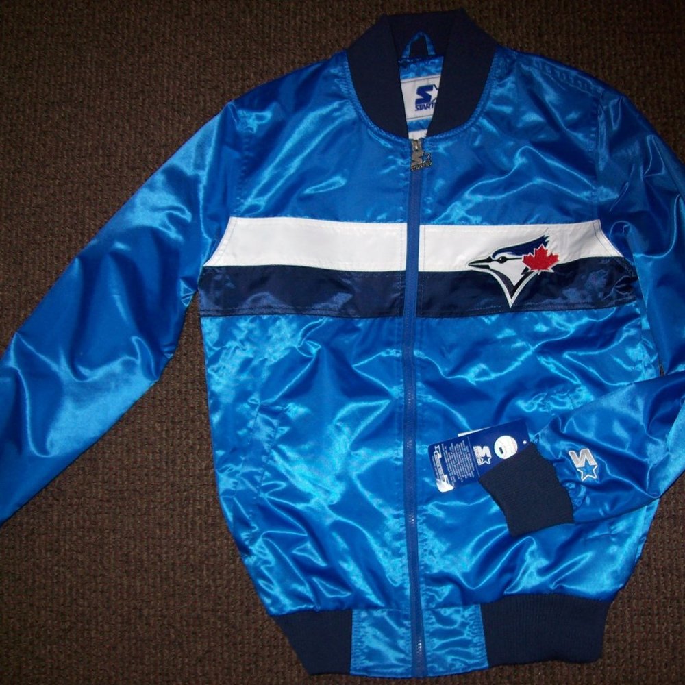 TORONTO BLUE JAYS Starter Full Zip Spring / Fall Jacket 2X - Picture 6 of 11